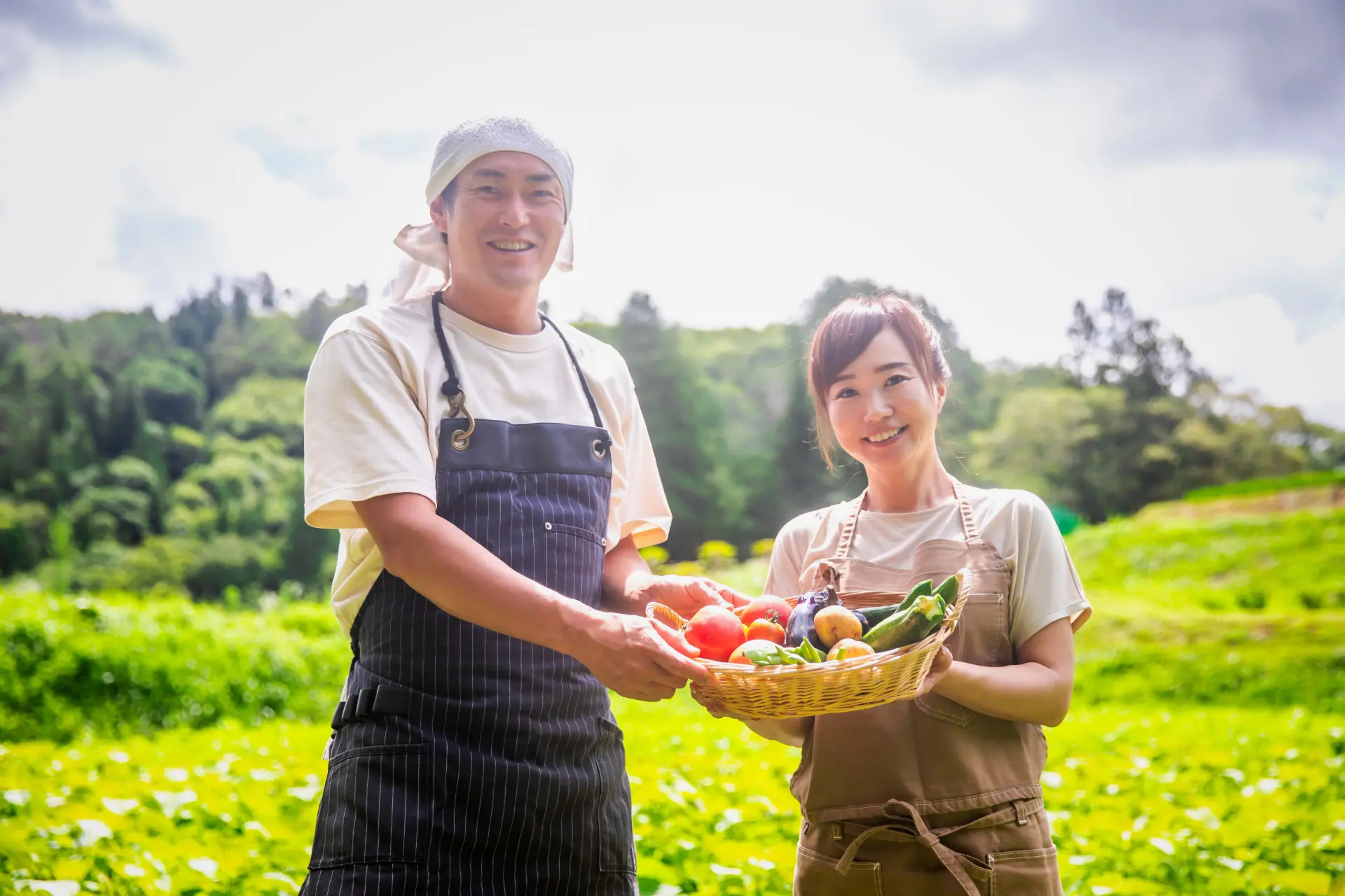 移住先で働く様子